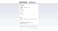 Desktop Screenshot of maxnet.maxinc.com